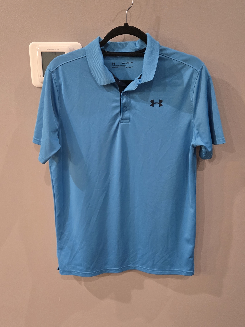 Under Armour Men's Sky Blue Tech Polo